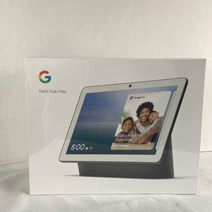 Google Nest Hub Max, smart, speaker, charcoal, new Factory seal
